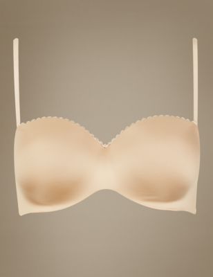 MARKS AND SPENCER PERFECT FIT SMOOTH CUP PADDED BRA WITH MEMORY FOAM RRP £25