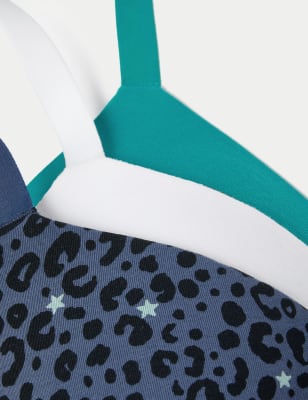 

Womens M&S Collection 3pk Non Wired Full Cup T-Shirt Bra A-E - Dark Blue Mix, Dark Blue Mix