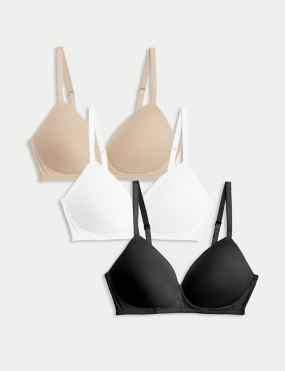 Nude, Non Wired Bras