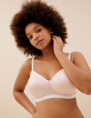 

Womens M&S Collection Sumptuously Soft™ Non Wired T-Shirt Bra AA-E - Soft Pink, Soft Pink