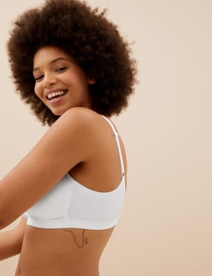 Comfortable soft non-wired bra