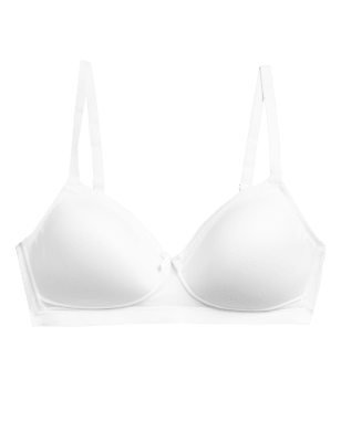 

Womens M&S Collection Sumptuously Soft™-T-Shirt-BH ohne Bügel (AA-E) - White, White