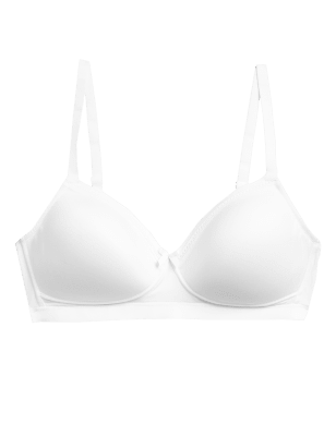 

Womens M&S Collection Sumptuously Soft™ Non Wired T-Shirt Bra AA-E - White, White