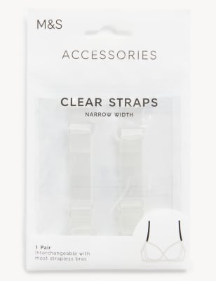 Buy Marks & Spencer Detachable Clear Bra Straps Wider Width In Clear