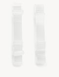 Bretelles de soutien-gorge transparentes amovibles (largeur standard)