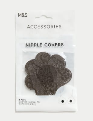 

M&S Collection Pack de 3 cubrepezones con diseño floralWomens - Rich Amber, Rich Amber