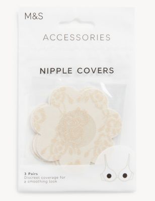 3pk Floral Nipple Covers - NZ