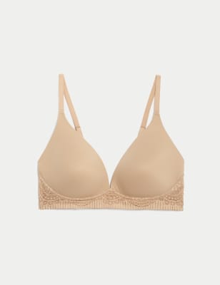 Body By M&S Women's Body Soft Non Wired Plunge Bra A-E - 32E - Rose Quartz, Rose Quartz