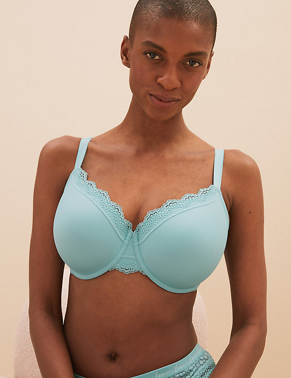 3pk Wired Full Cup Bras F-H - DE