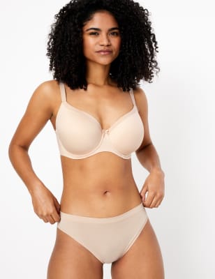 Buy A-E White Zig Zag Soft Touch Comfort Bra 34A, Bras