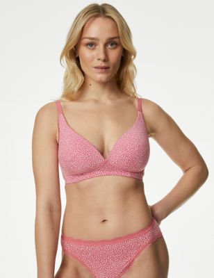 M&S ladies/girls 36A bra FLEXIFIT moulded for support SOFT PINK non wired  ANGEL