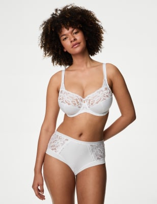 Buy Marks & Spencer Wild Blooms Wired Full Cup Bra - Nude online