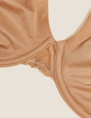 

M&S Collection Sujetador escotado con aro de flores silvestres para copa F-HWomens - Rich Amber, Rich Amber