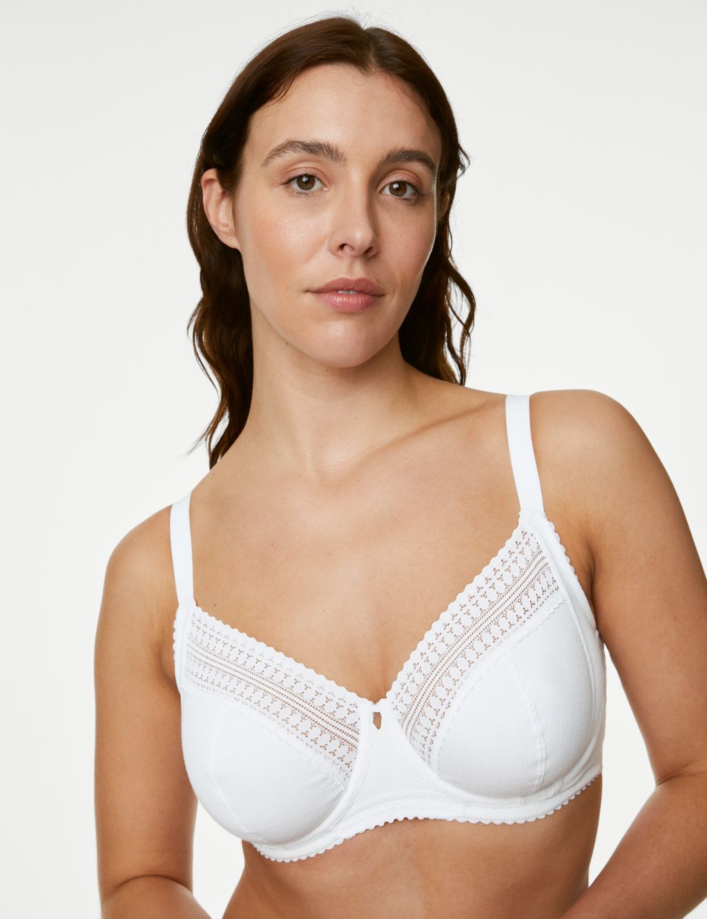 Anise Lace Wired Balcony Bra F-H image 1