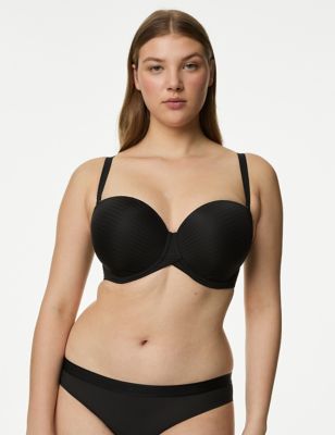 

Womens M&S Collection Body Define™ Wired Strapless Bra (F+) - Black, Black