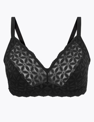 Floral Lace Full Cup Bralette DD-GG | M&S Collection | M&S