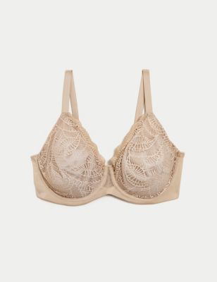 Ex Marks & Spencer youthful lift full cup white bra 36D 