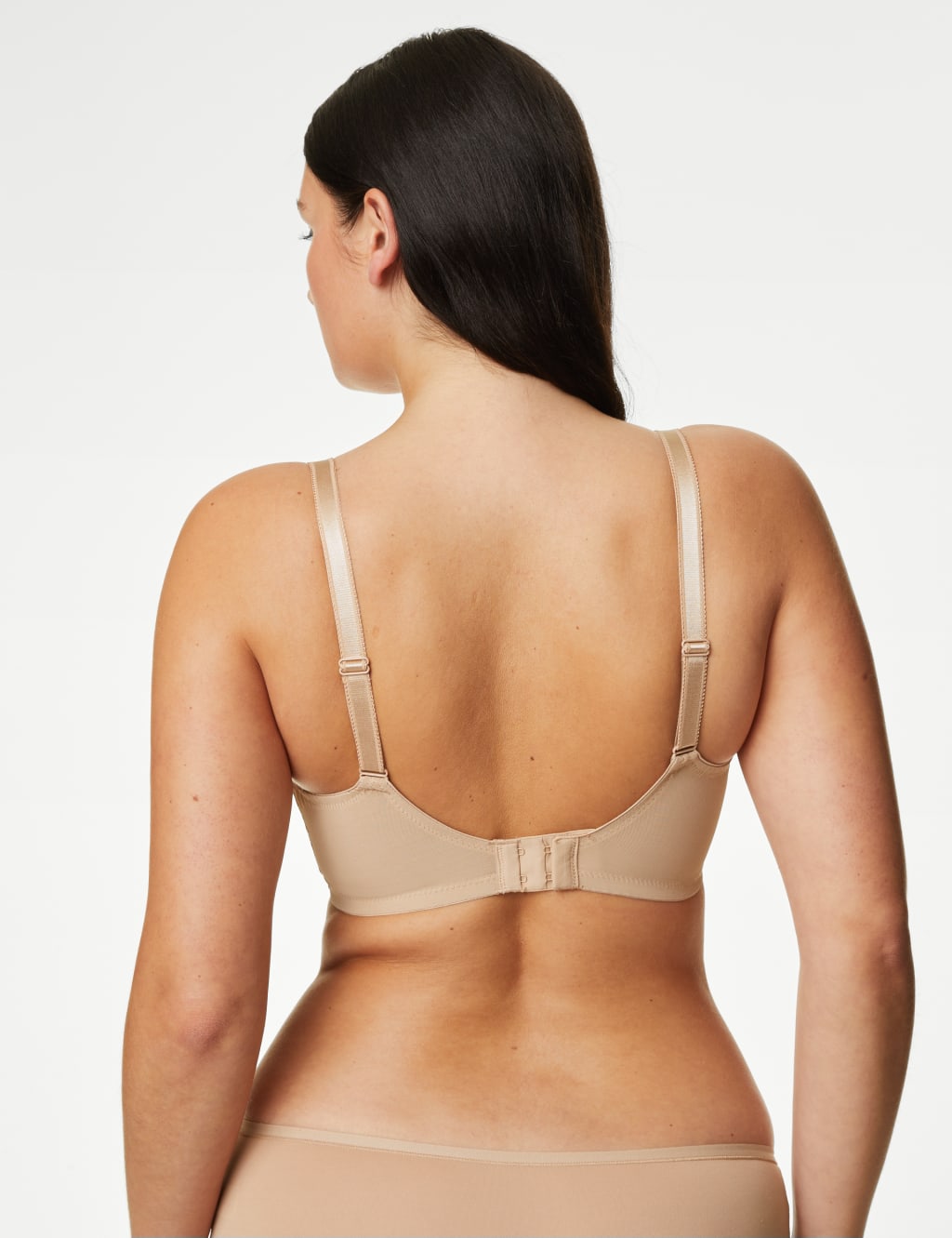Printed Mesh Wired Extra Support Bra F-J image 3