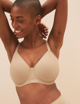 

M&S Collection Sujetador de copa completa con aros invisible Flexifit™ para copa F- HWomens - Rose Quartz, Rose Quartz