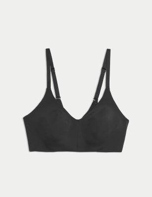 Body by M&S - Womens Flexifit Wired Minimiser Bra C-H - 32C - Black, Black,White