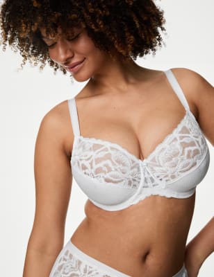 Body by M&S Cool Comfort™ Cotton Rich Minimiser Bra C-H