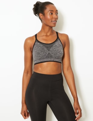 Details about MARKS & SPENCER M&S MEDIUM IMPACT SANTONI NON-WIRED BLACK/GREY SPORTS BRA SMALL Details about MARKS & SPENCER M&S MEDIUM IMPACT SANTONI NON-WIRED BLACK/GREY SPORTS BRA SMALL