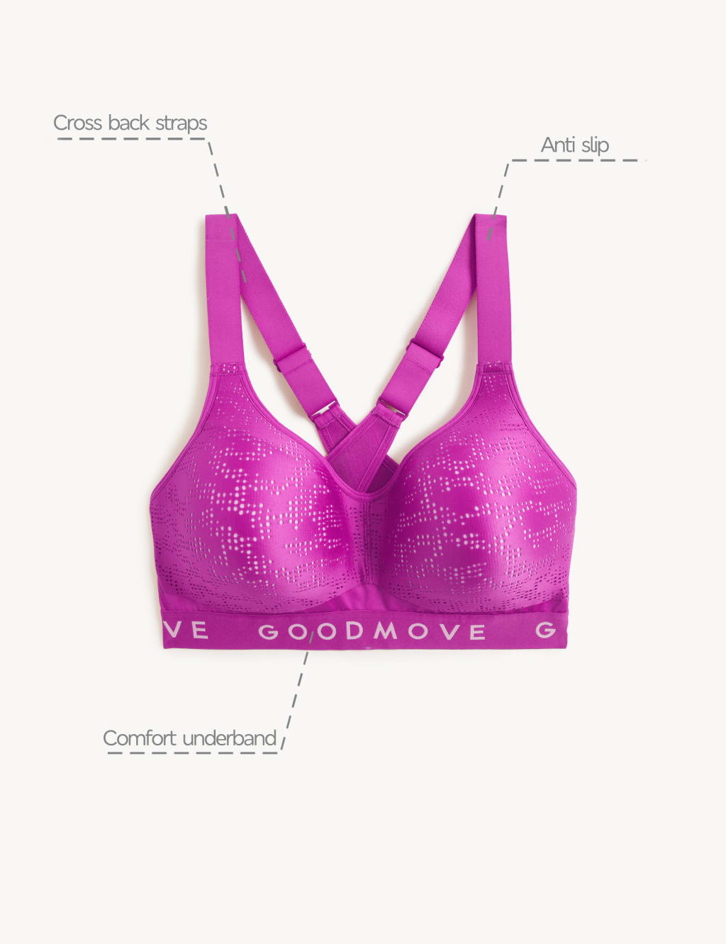 Freedom To Move Ultimate Support Sports Bra A-E image 8