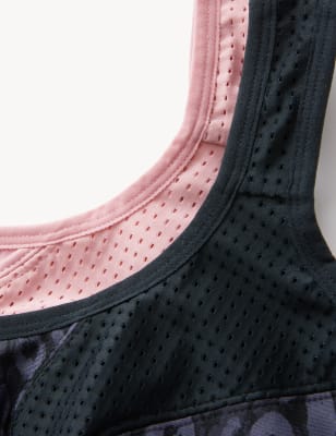 

Womens Goodmove 2pk Ultimate Support Non Wired Sports Bras F-H - Dusted Pink, Dusted Pink