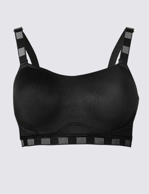 High Impact Padded Underwired Sports Bra A-DD | M&S ...