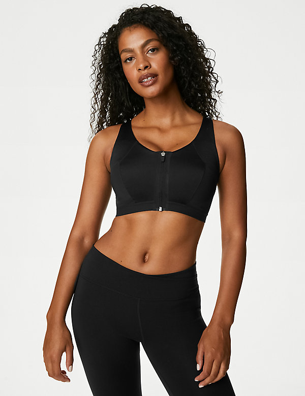 Ultimate Support Zip Front Sports  Bra F-H - HU