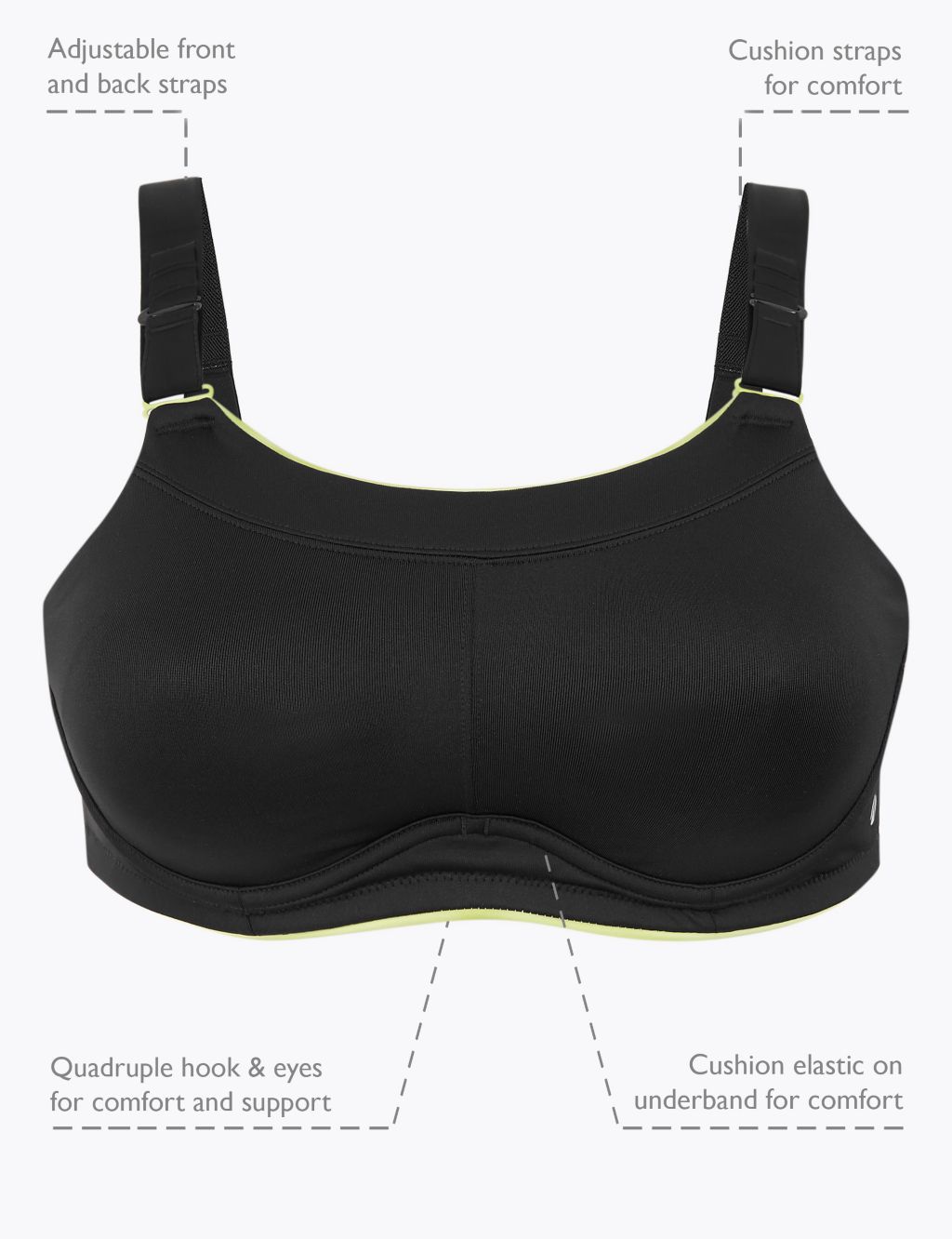 Ultimate Support Serious Sports Bra A-E image 6
