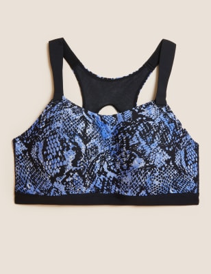 

Womens GOODMOVE Extra High Impact Non Wired Sports Bra A-E - Rich Blue, Rich Blue