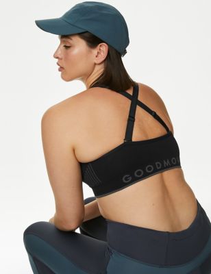 Buy Ex Marks & Spencer T336366 M&S Collection Extra High Impact White  Non-Padded Sports Bra A-G RRP £20 Online at desertcartINDIA
