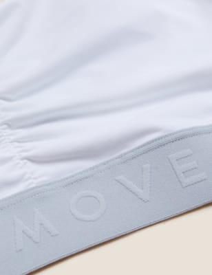 

Womens GOODMOVE 2pk Medium Impact Non Wired Sports Bras - Navy Mix, Navy Mix