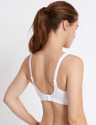 MARKS & SPENCER 6485 Women Sports Bra - Buy White MARKS & SPENCER 6485  Women Sports Bra Online at Best Prices in India