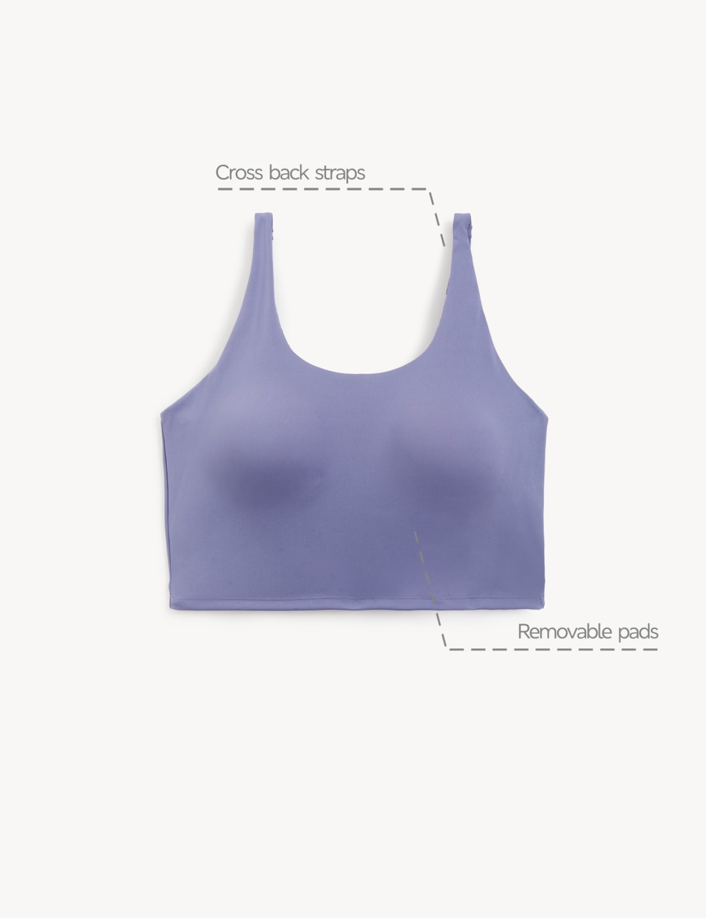 Medium Support Non Wired Sports Bra A-E image 8