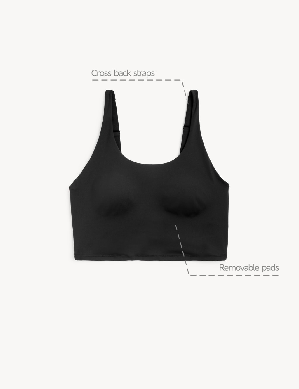 Medium Support Non Wired Sports Bra A-E image 8