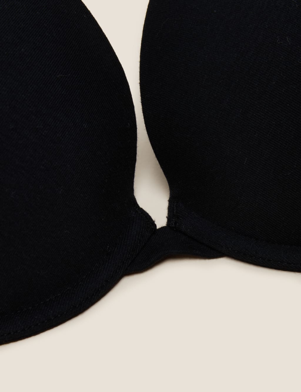 3pk Cotton Wired Push-Up Bras A-E image 2