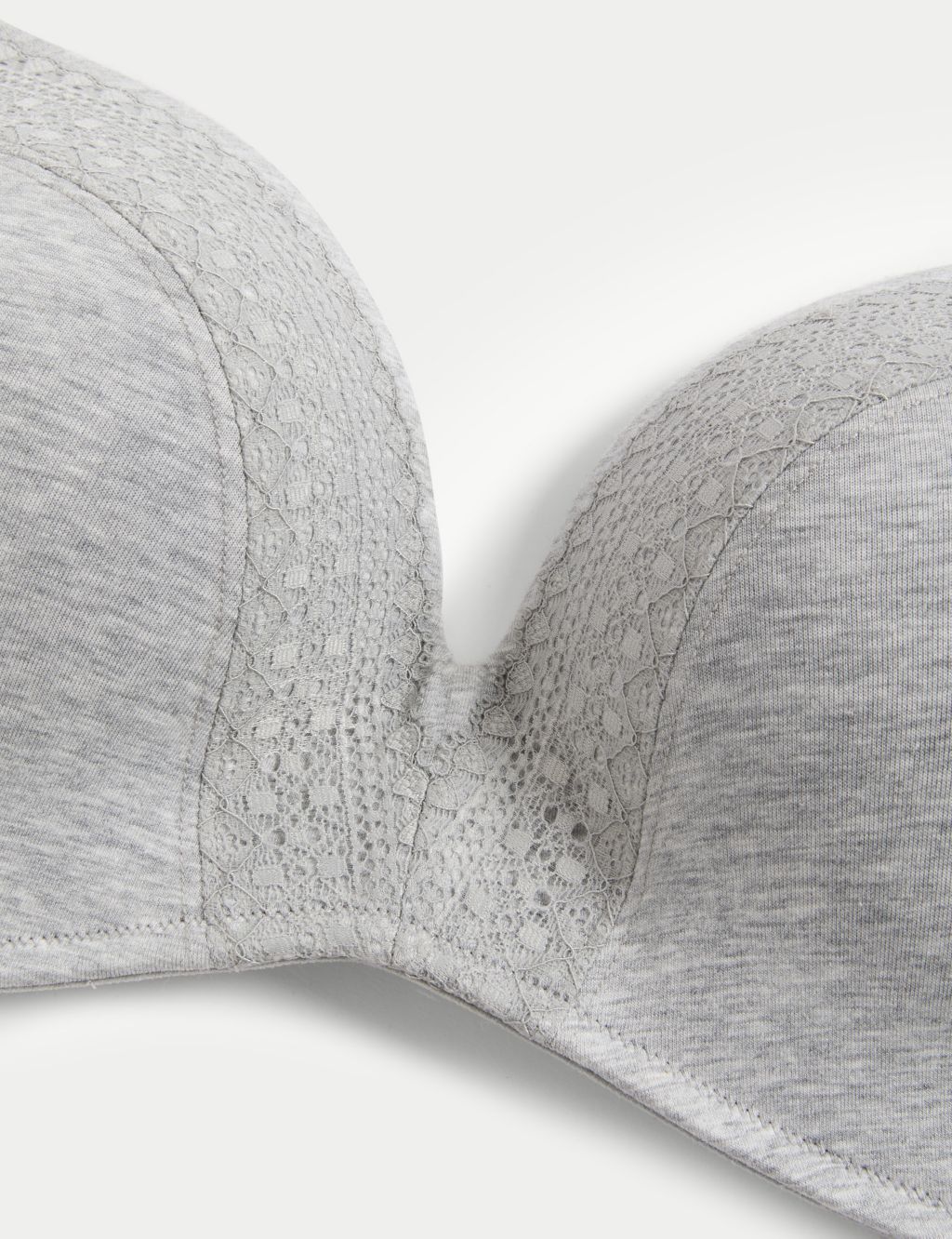 Cotton with Cool Comfort™ Non-Wired Push Up Bra image 2