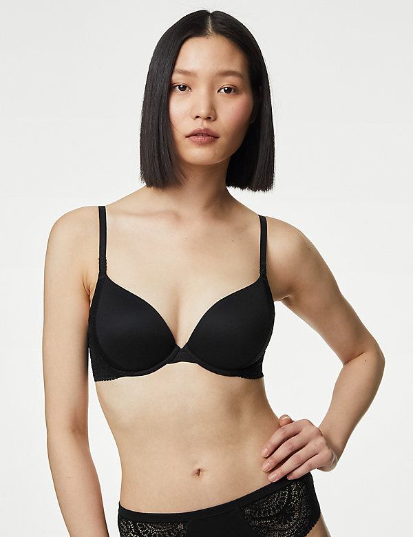 Body Soft™ Wired Push-Up Plunge Bra A–E - JP