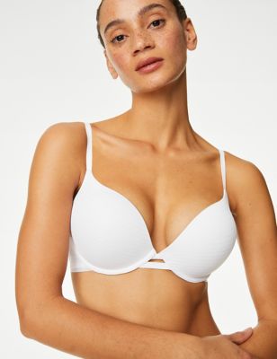 Topshop Clara soft long-line bra in white lace