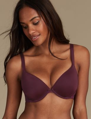 MARKS & SPENCER Perfect Fit™ Lace Push-Up Bra AA-E Women Everyday