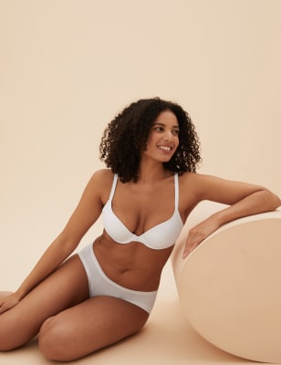 MARKS & SPENCER M&S Perfect Fit Padded Push Up Plunge Nutmeg Bra 30 B C Dd  E # £13.99 - PicClick UK