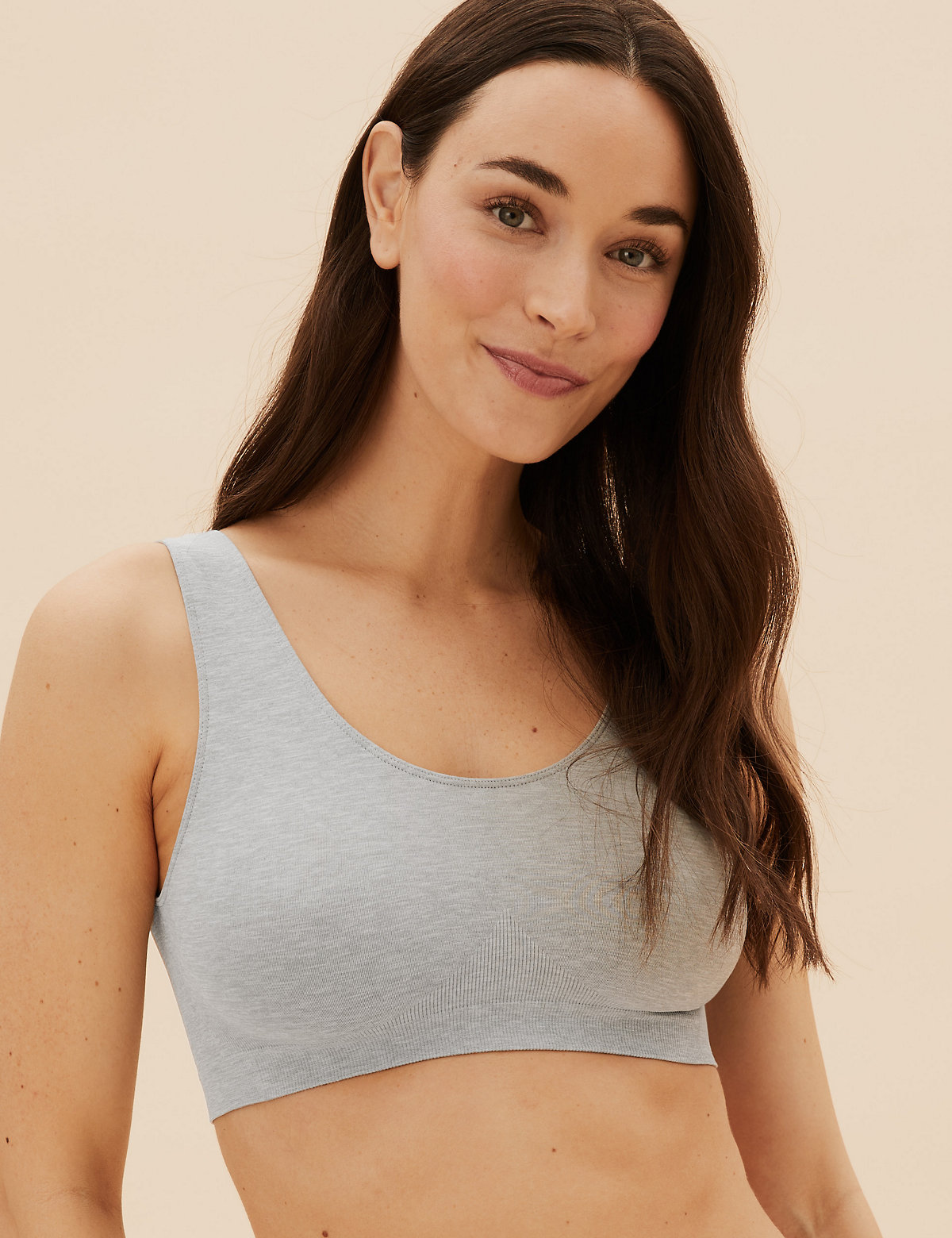 2pk Non-Wired Full Cup Crop Tops