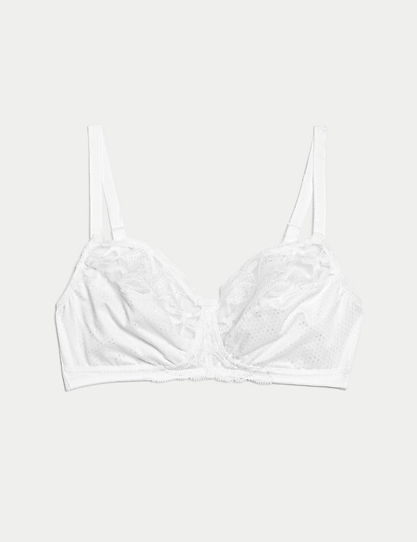 Wild Blooms Non-Padded Full Cup Bra A-E - AE