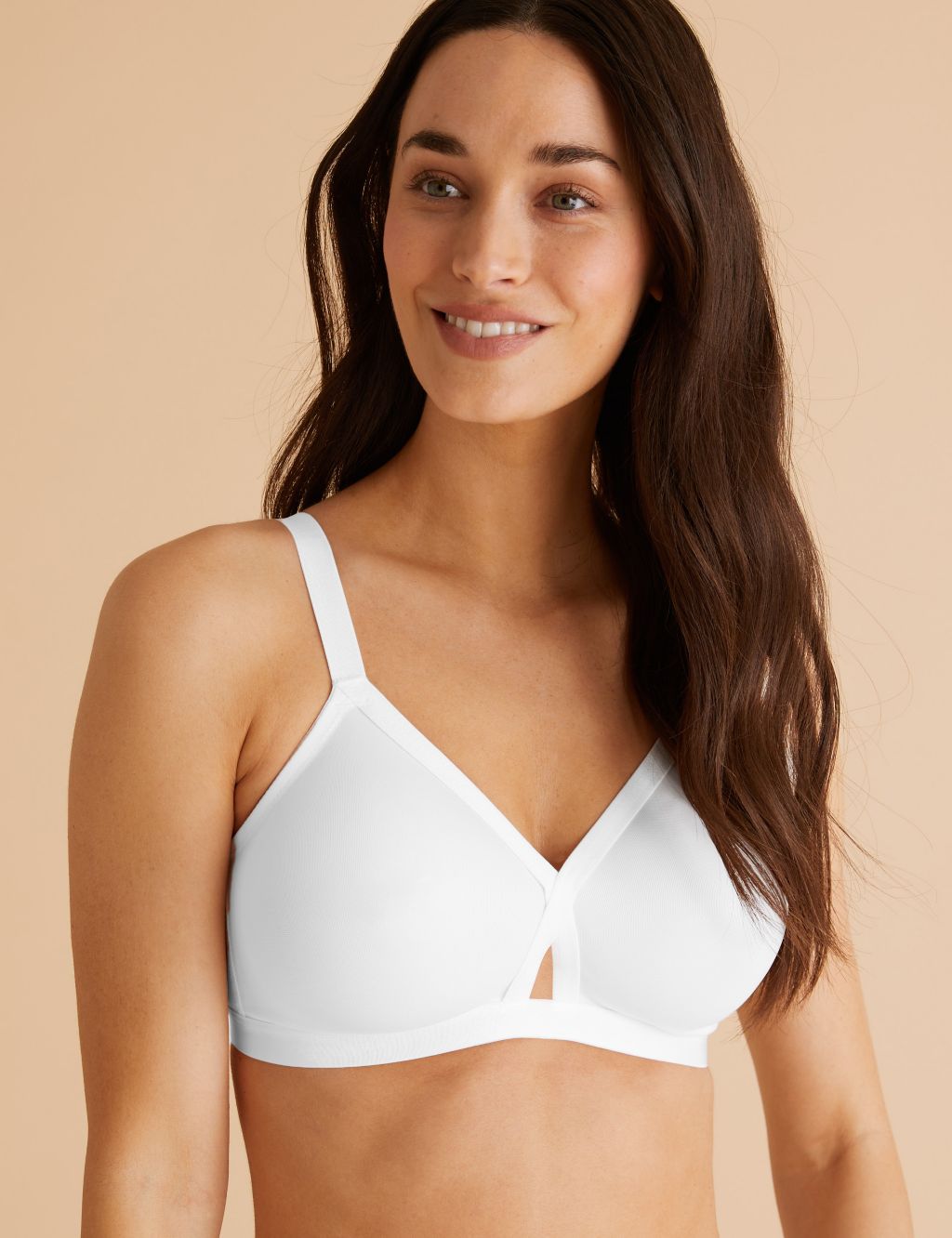 3pk Crossover Non Wired Full Cup Bras A-E image 3