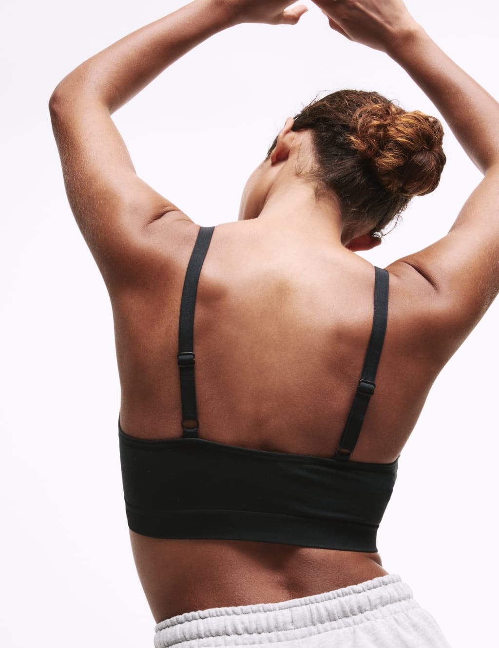 3pk Seamless Non Wired Bralettes image 3
