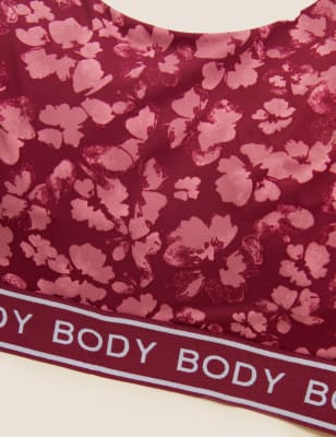 

BODY Top corto sin aros con estampado floralWomens - Dark Raspberry, Dark Raspberry