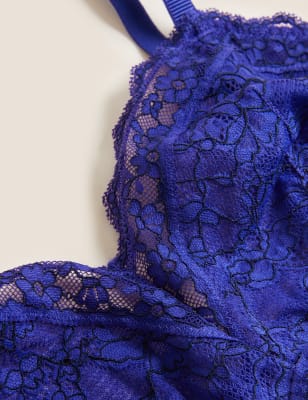 

Womens M&S Collection Leichter BH ohne Bügel mit Spitze (A-E) - Ultraviolet, Ultraviolet