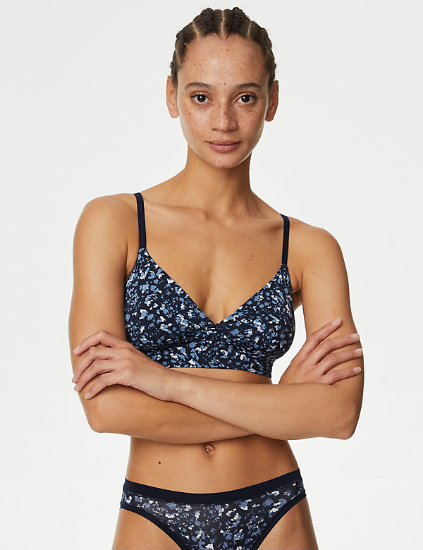 Floral Flexifit™ Non Wired Bralette A-E - BH